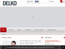 Tablet Screenshot of delko.pl